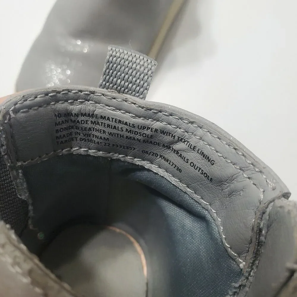Cat Jack Shoes Girl Size 10 Boot Grey Sparkly Small Platform Side‎ Zip Round Toe